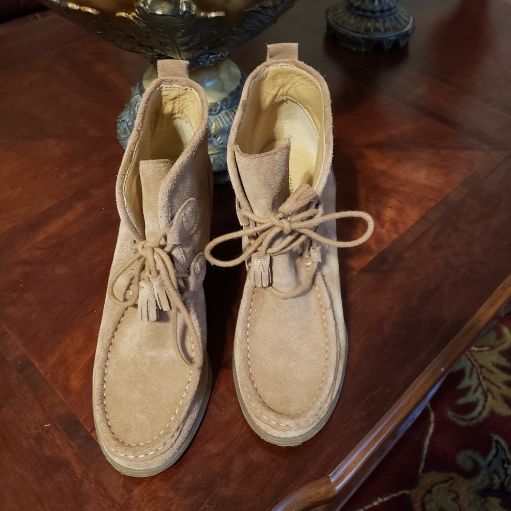 Lucky Brand Suede Booties - Picture 1 of 4